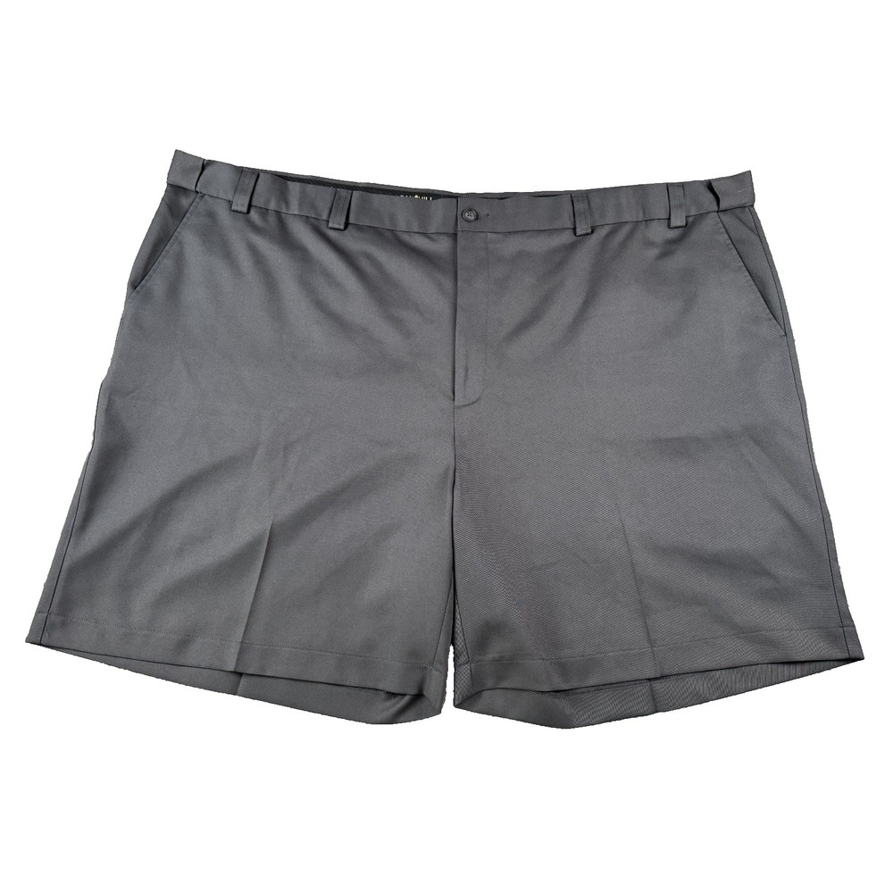 Oak Hill Men's Shorts Size 60 Gray Flat Front Dress Chino